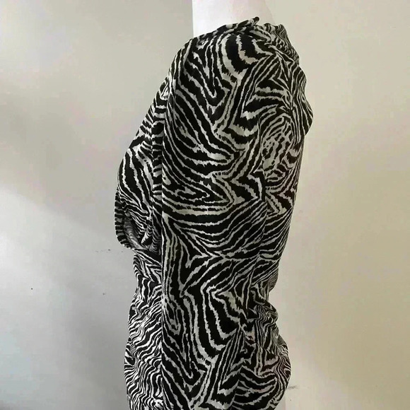 CHAUS Zebra Print Blouse S - Picture 2 of 7